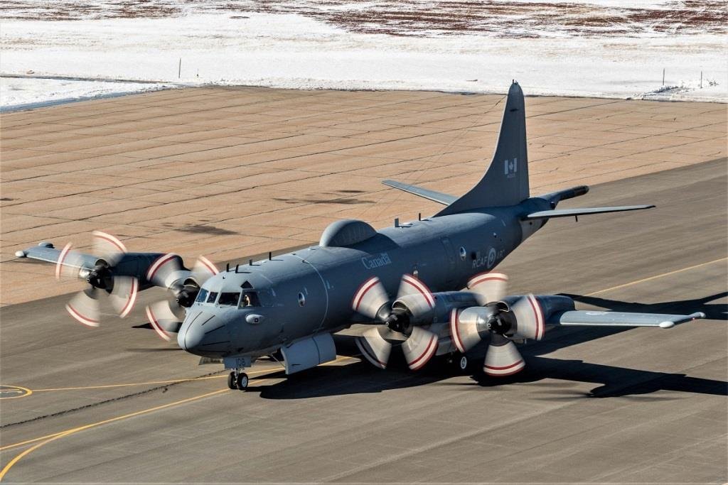 The RCAF’s first Block IV-modified CP-140 Aurora prepares for flight Credit: CAF 